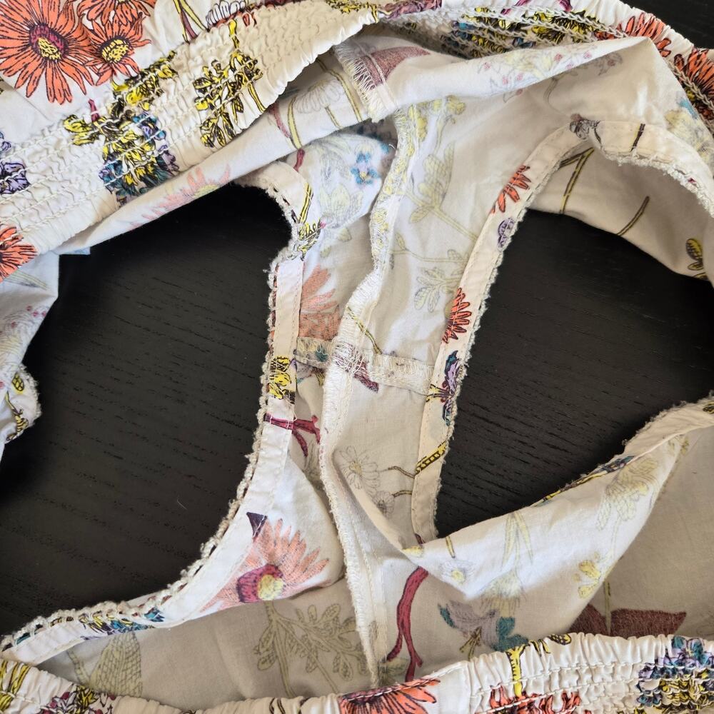 Anthropologie Dolphin Boxer Shorts Botanical Floral Elastic Waist Women Medium - Picture 9 of 12
